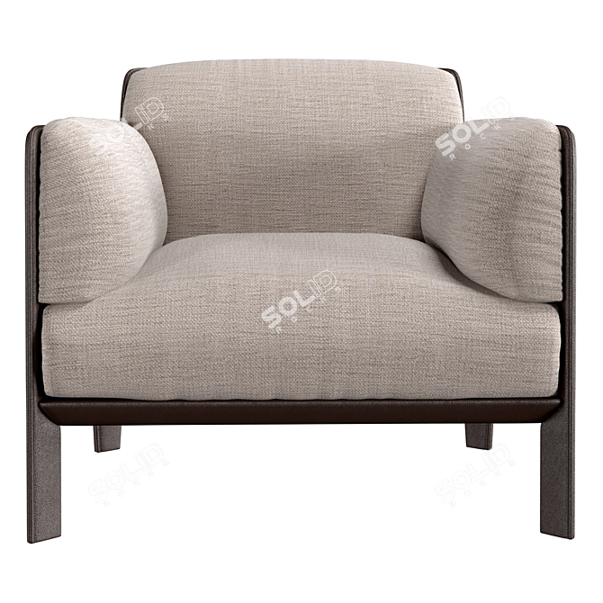 Luxury Piet Boon Armchair: BOB 3D model image 2