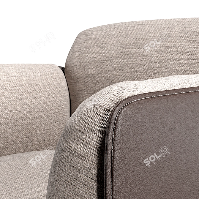 Luxury Piet Boon Armchair: BOB 3D model image 5