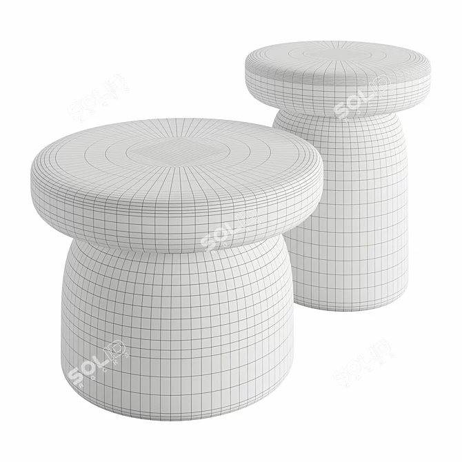 Modern Tototo Coffee Table Miniforms 3D model image 4