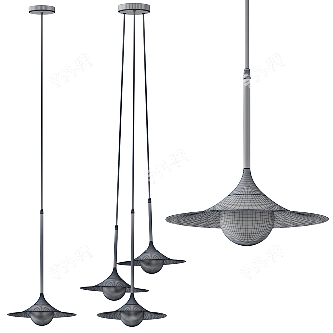 Intueri Light Bullarum SS-3 Pendant 3D model image 2