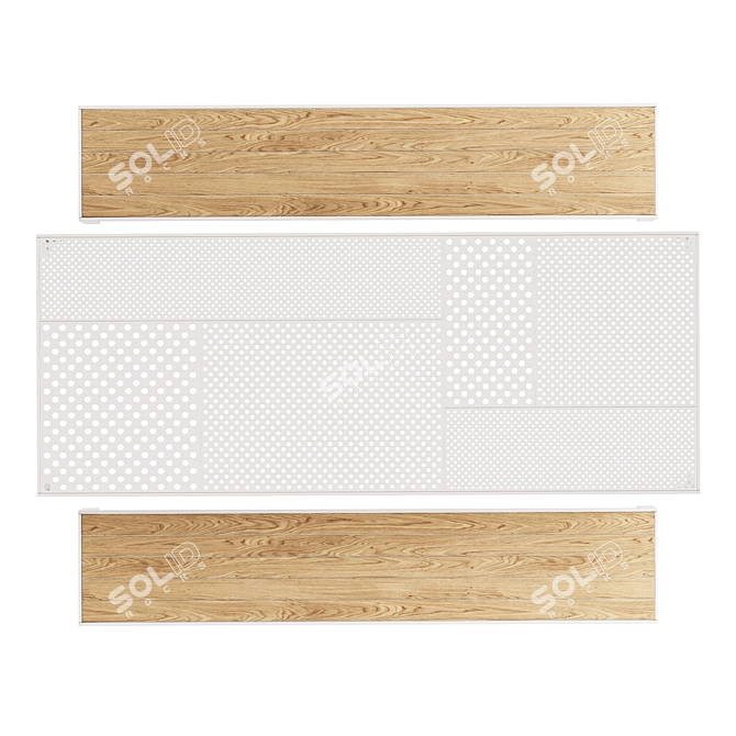 Scandinavian Areal Table Set 3D model image 3