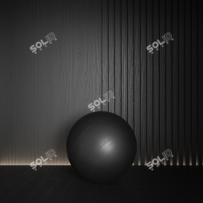 Seamless Wood Material 3D Models 3D model image 3