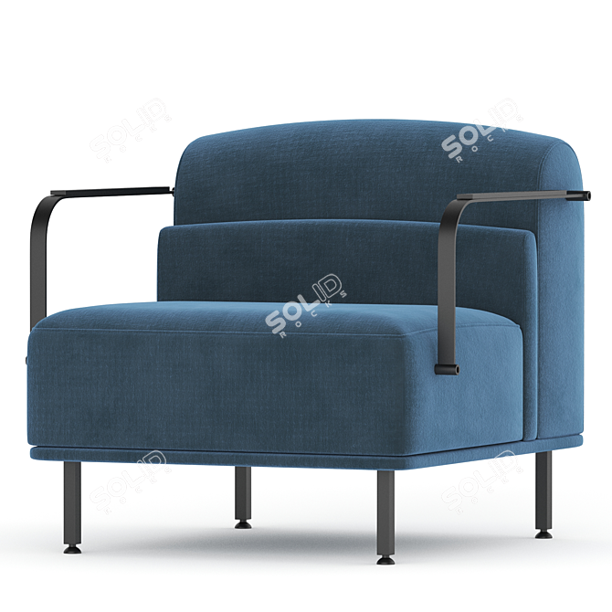 Mobboli Alpe Modern Armchair 2017 3D model image 2