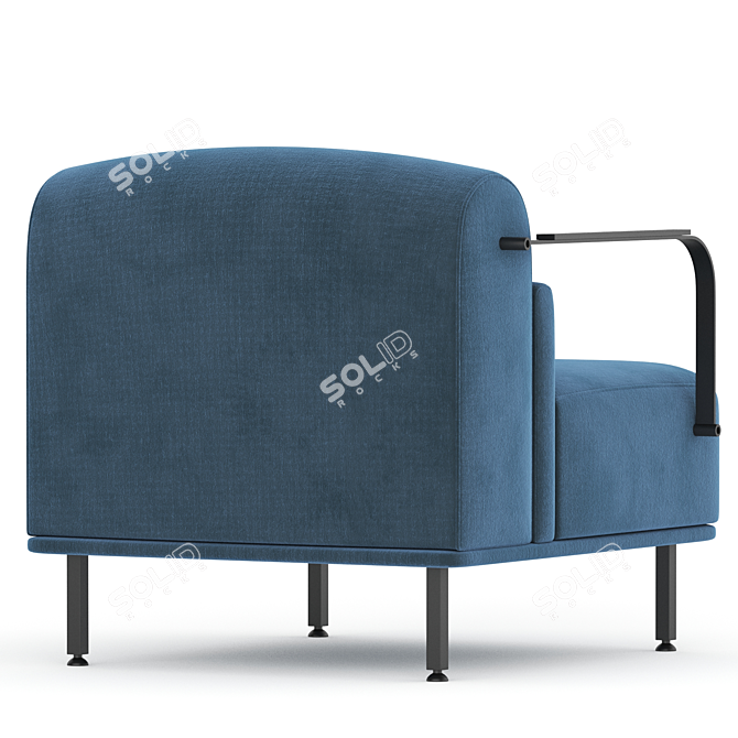 Mobboli Alpe Modern Armchair 2017 3D model image 3
