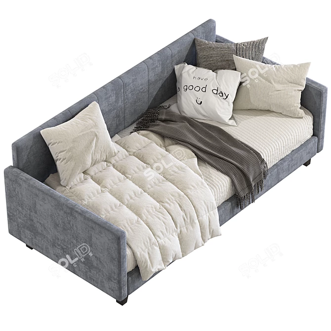 Sofa Bed Bristol in Two Colors 3D model image 3