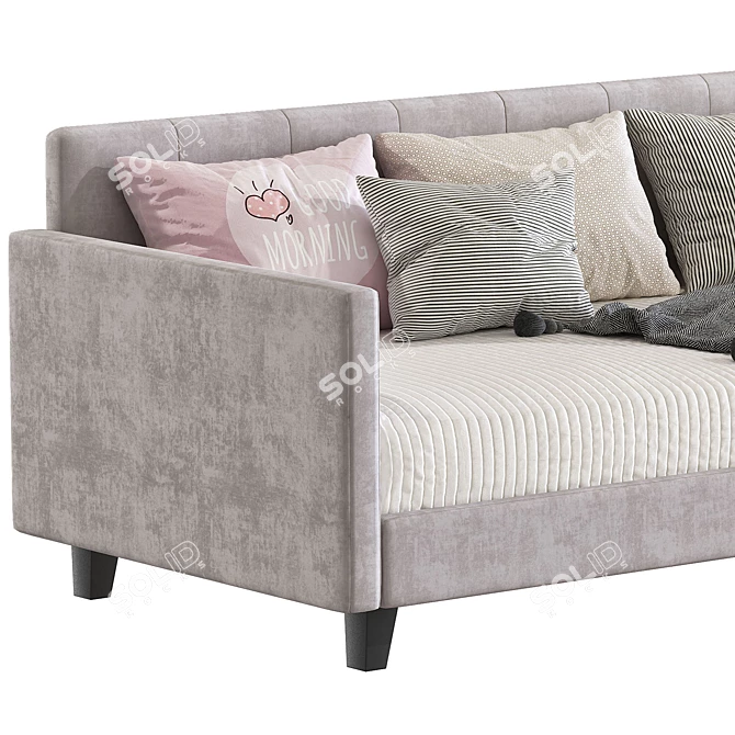 Sofa Bed Bristol in Two Colors 3D model image 7