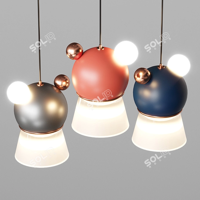 WINNI Lampatron LED Pendant Light 3D model image 2