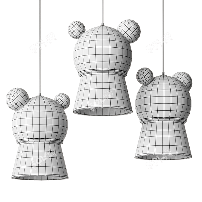 WINNI Lampatron LED Pendant Light 3D model image 3