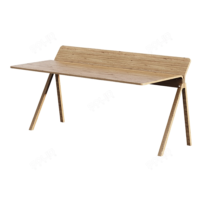 HAY CPH190 BUREAU Desk: Stylish Functional Design 3D model image 1