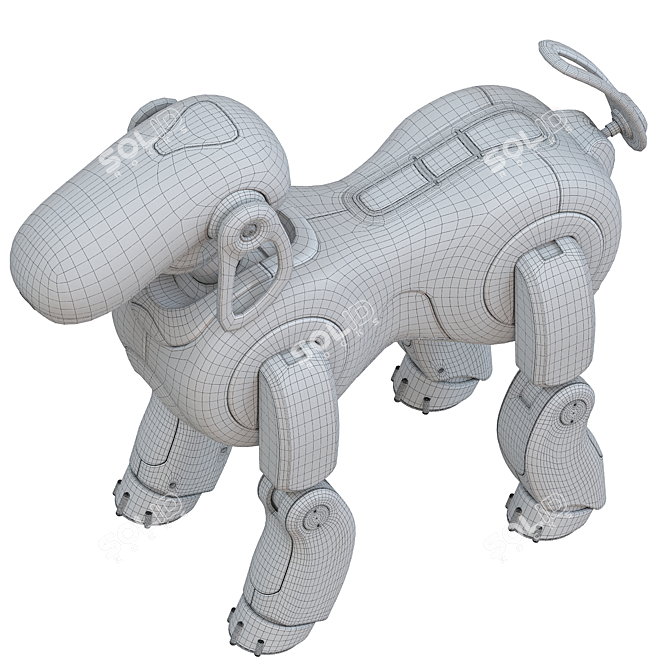 2018 Max Robot Dog Toy 3D model image 5