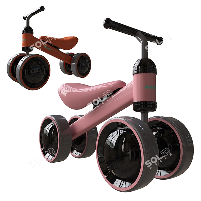 2015 Baby Balance Bike, Corona Render 3D model image 1