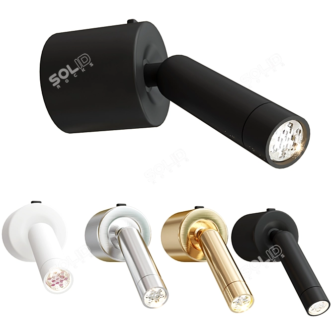 Sleek LED Reading Light by Marset 3D model image 1