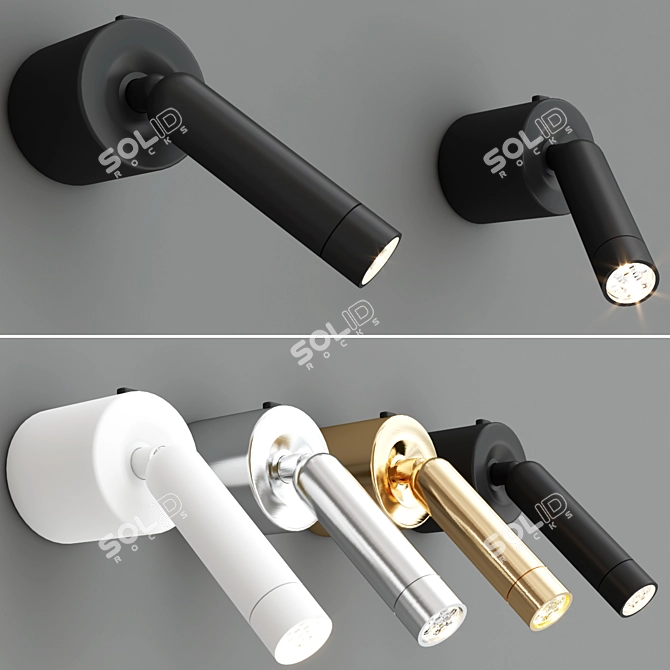 Sleek LED Reading Light by Marset 3D model image 2