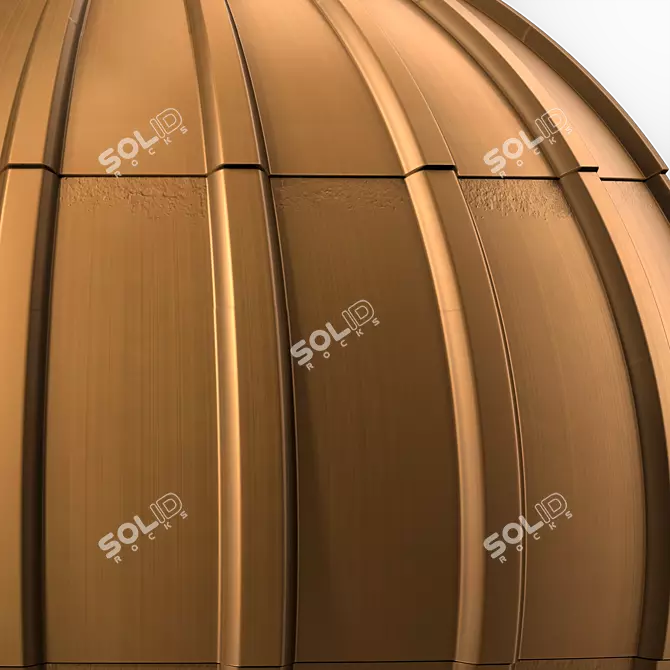  Metal Roofing Seamless PBR 4k 3D model image 5