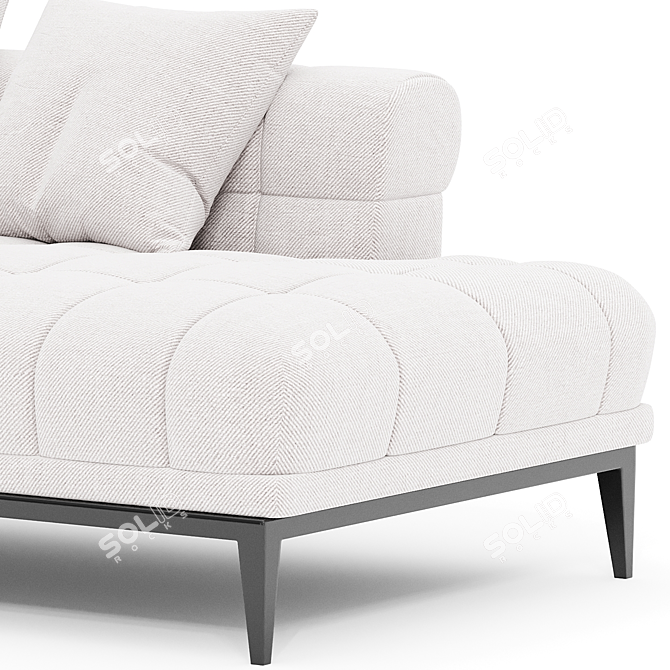 Luxurious Eichholtz Lounge Sofa 3D model image 4