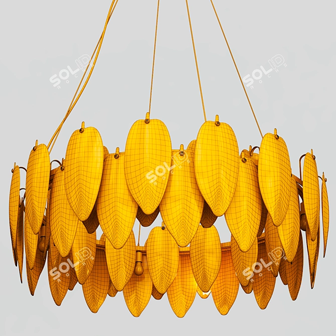 Elegant Loreley Virolight Lamps 3D model image 2