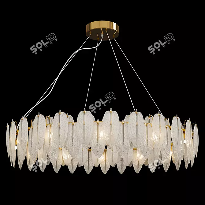 Elegant Loreley Virolight Lamps 3D model image 4
