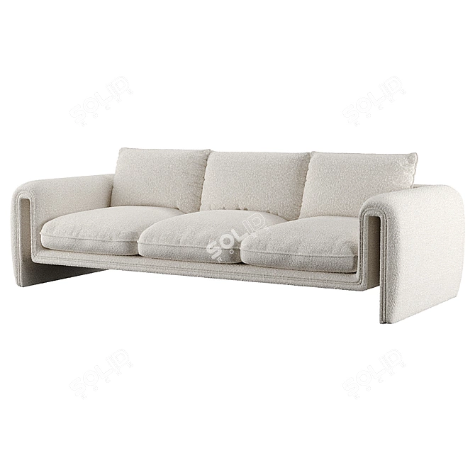 Luxury Tondo Sofa by Eichholtz 3D model image 3