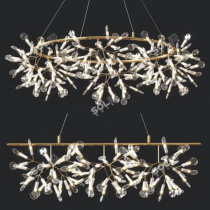 Title: Elegant Ariana Lighting Collection 3D model image 1