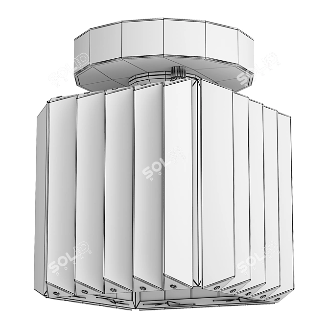 Crystal Smart Ceiling Light 3D model image 3