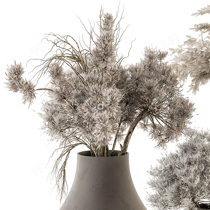  Rustic Charm Dried Botanical Arrangement 3D model image 3