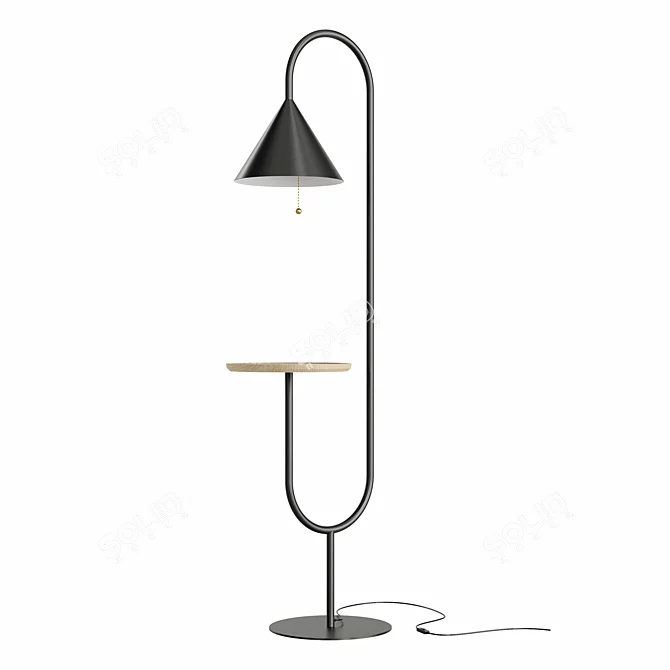 Sleek OZZ Lamp by Miniforms 3D model image 2