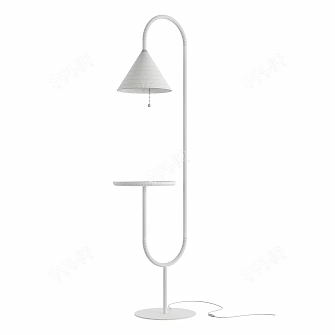 Sleek OZZ Lamp by Miniforms 3D model image 3