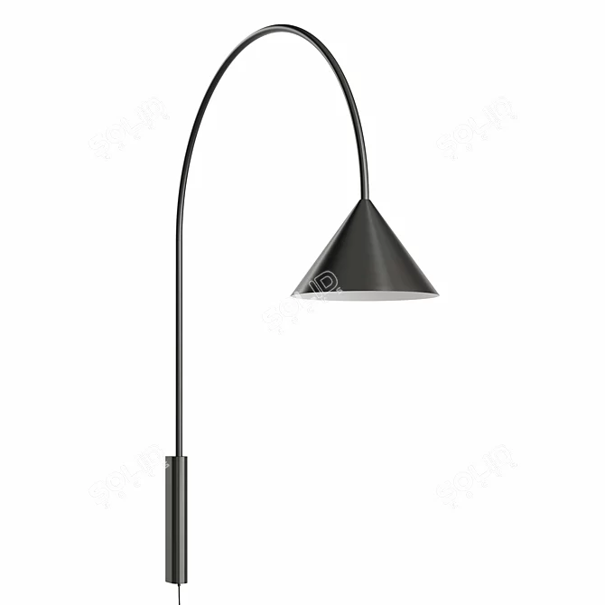 Modern OZZ Wall Lamp Design 3D model image 1