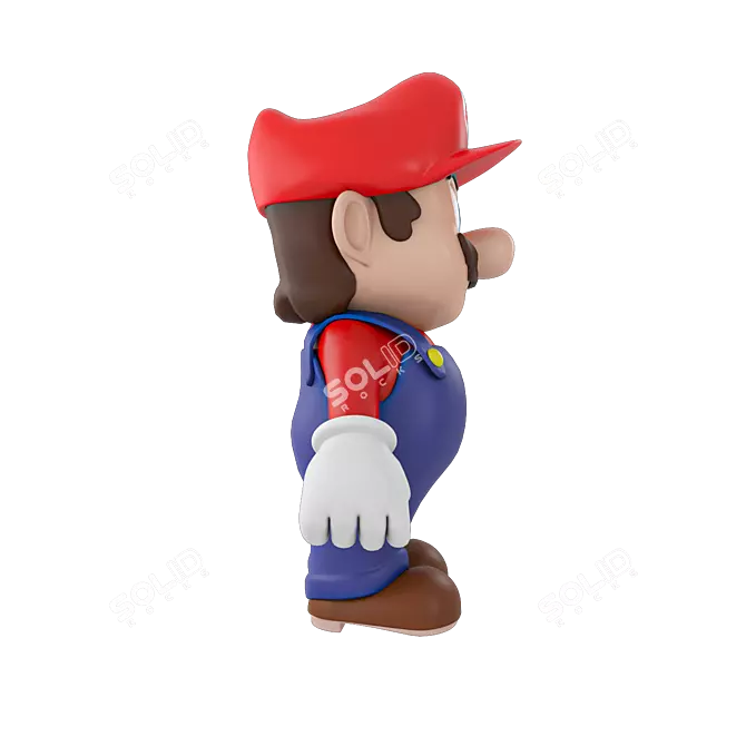 Mario 3D Figure Model 3D model image 3