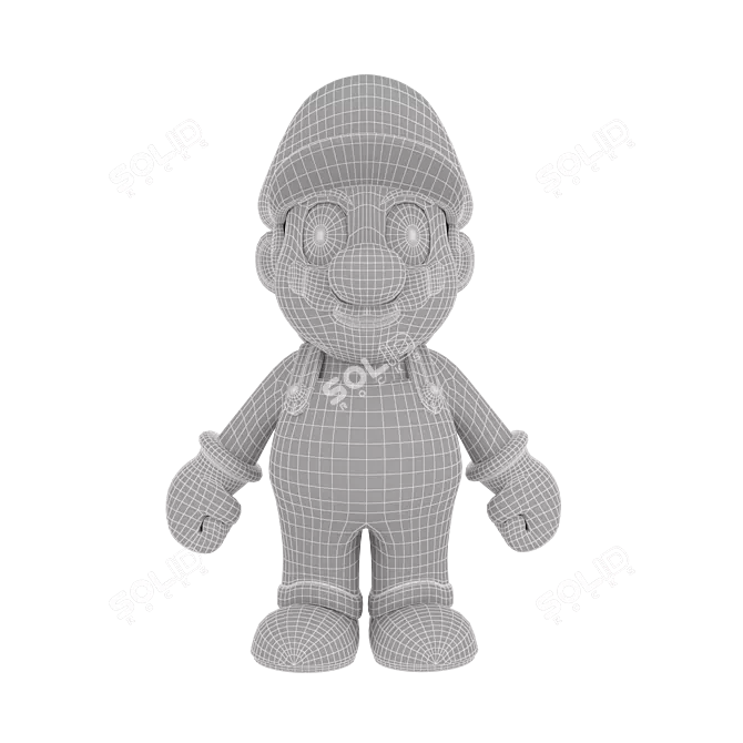 Mario 3D Figure Model 3D model image 4