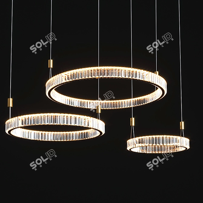 Elegant Bertolda Lighting Collection 3D model image 2