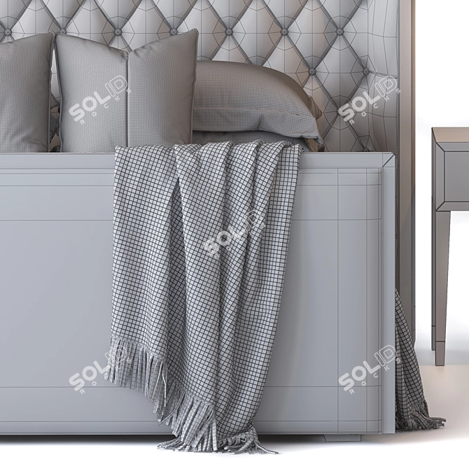 Mayfair Bed - Luxurious Design 3D model image 4