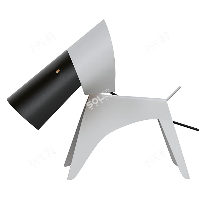 Whimsical Doggie Lamp 16326 3D model image 1