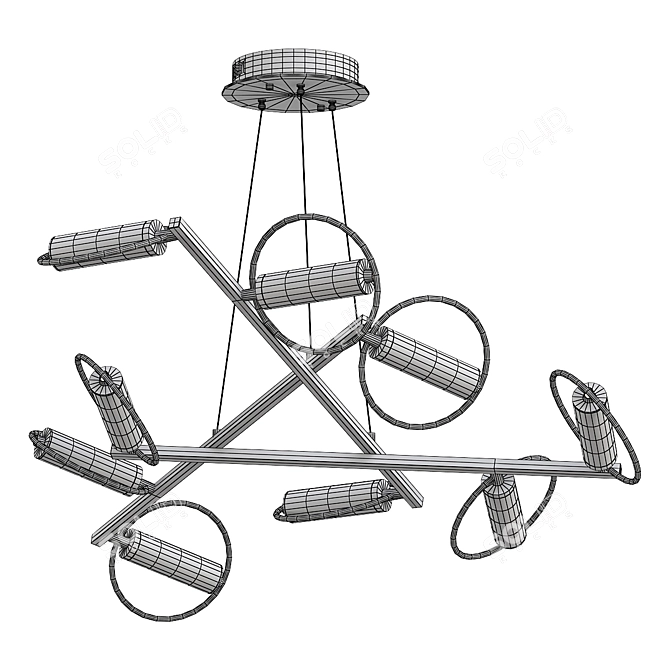 Modern Flare 3D Lighting Model 3D model image 2