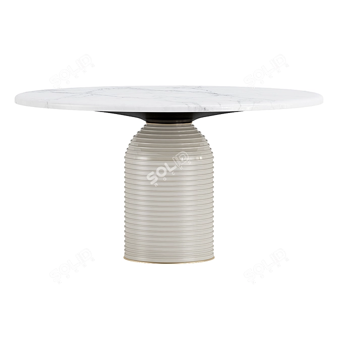 Sleek Model Dining Table "Gordon 3D model image 1