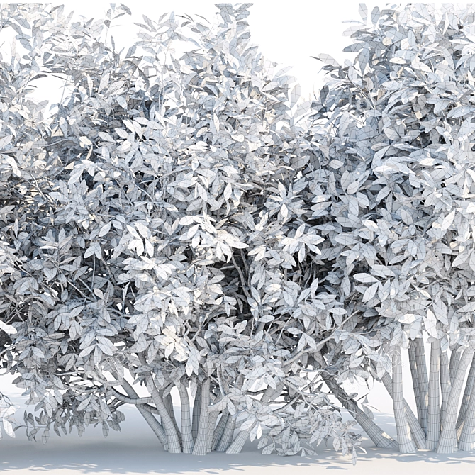 Bushes #4 Volume 110 Collection 3D model image 7