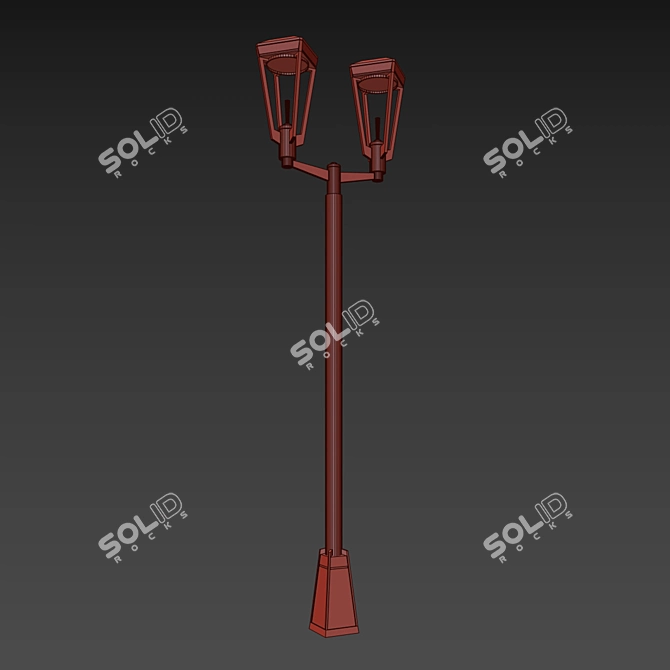 Modern Ashbery Area Lighting Solution 3D model image 4