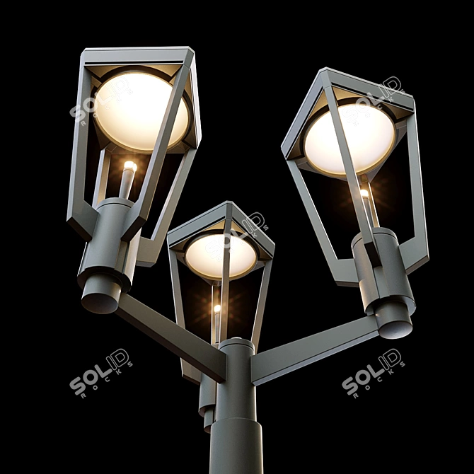 Ashbery Area Light 03: Industrial-inspired Illumination 3D model image 3