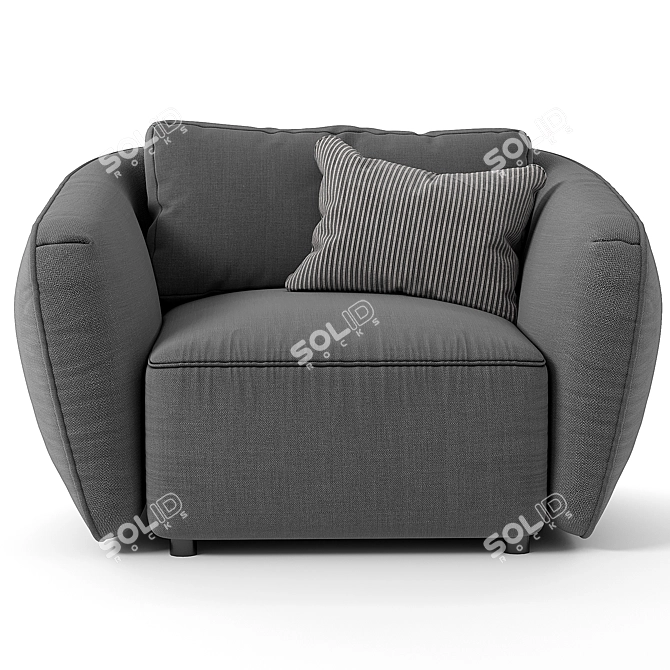 Lunar Comfort Seating Experience 3D model image 2