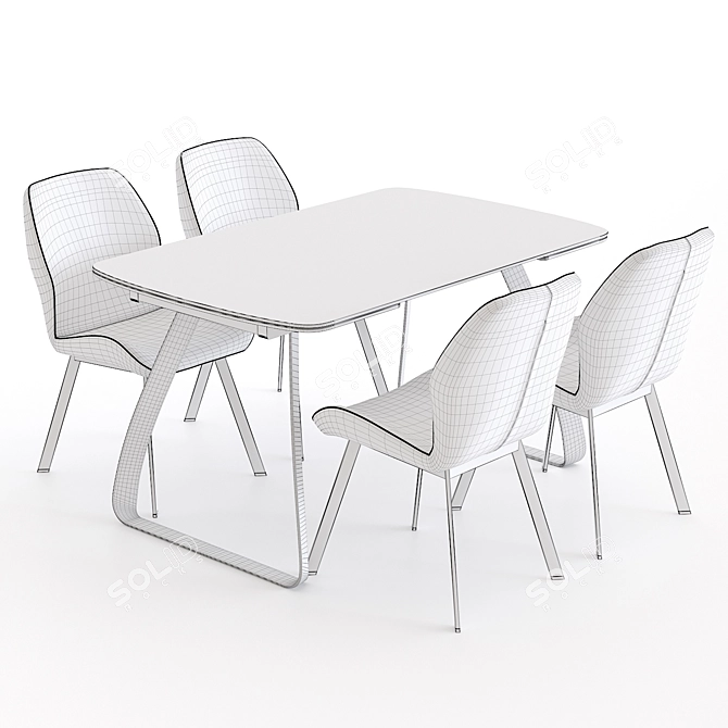 Aero Suomi Latte Dining Set 3D model image 5