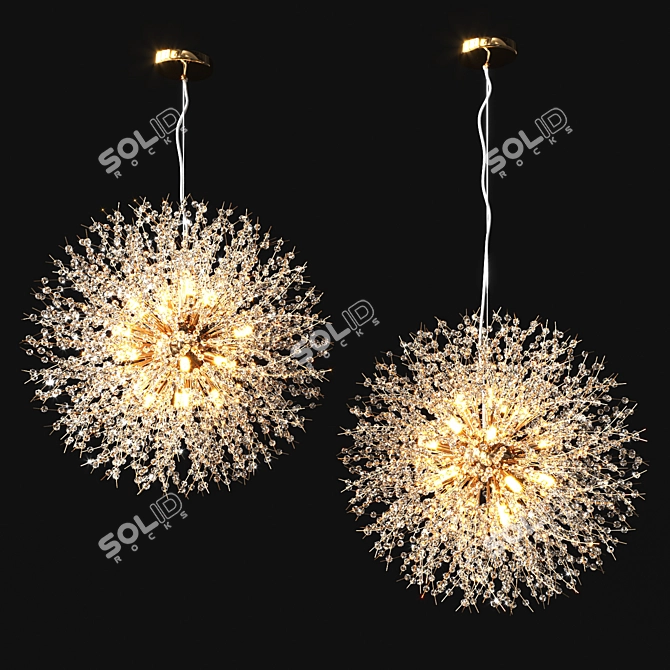 Elegant Rosalia Lighting Collection 3D model image 1