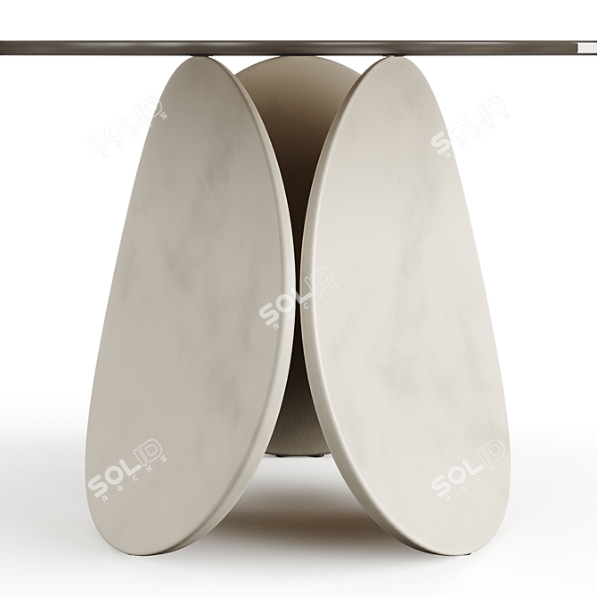 Cattelan Italia Glass Dining Table 3D model image 3