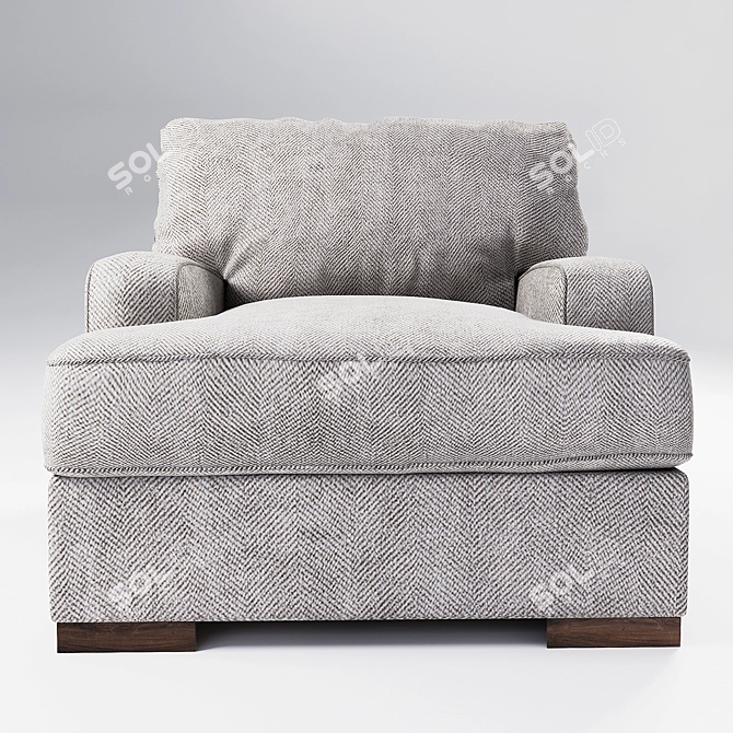 Stylish Ashley Mercado Chair 3D model image 1