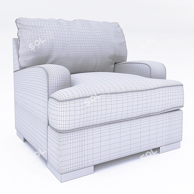 Stylish Ashley Mercado Chair 3D model image 3