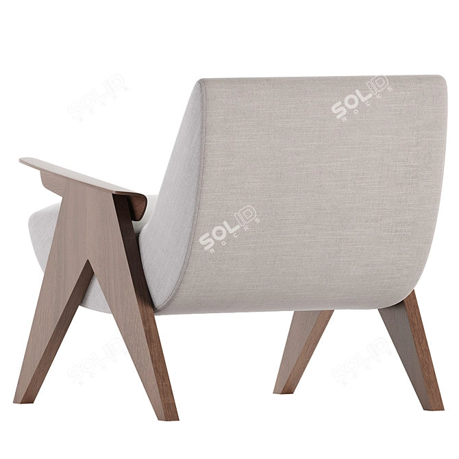 Vendetta Armchair 3D Model Kit 3D model image 4