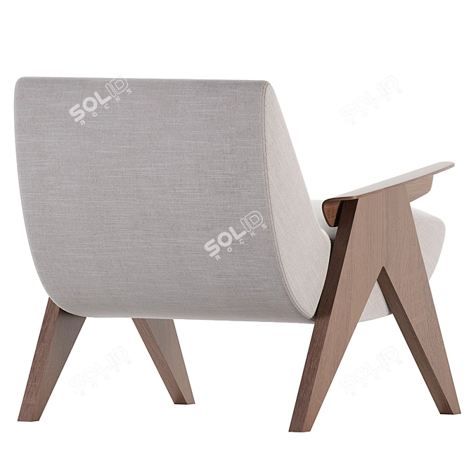 Vendetta Armchair 3D Model Kit 3D model image 5