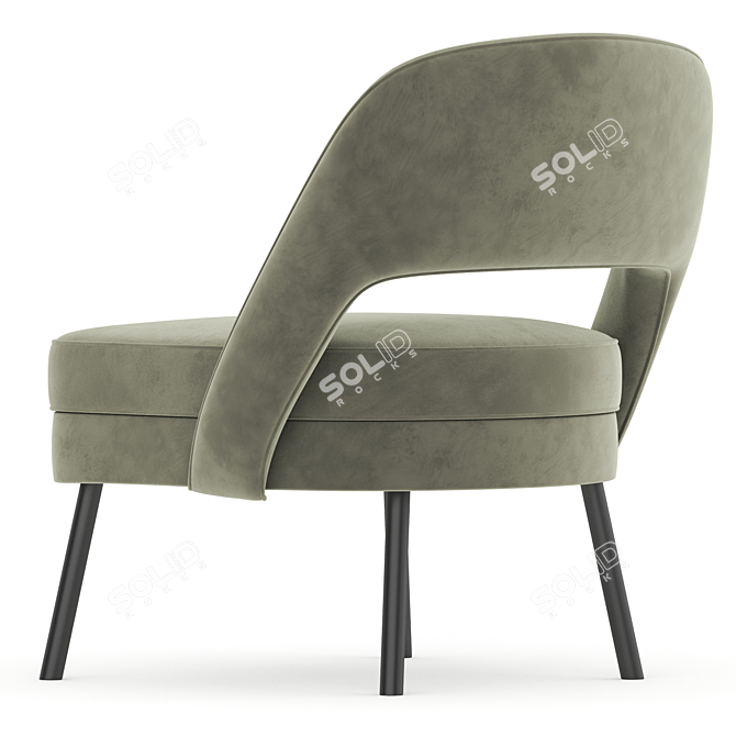 Luxury Palace Armchair 2017 Model 3D model image 2