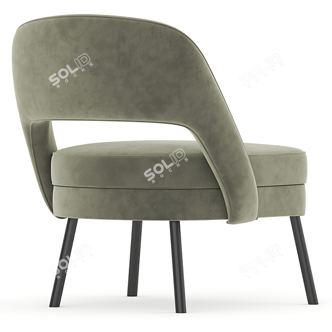 Luxury Palace Armchair 2017 Model 3D model image 3