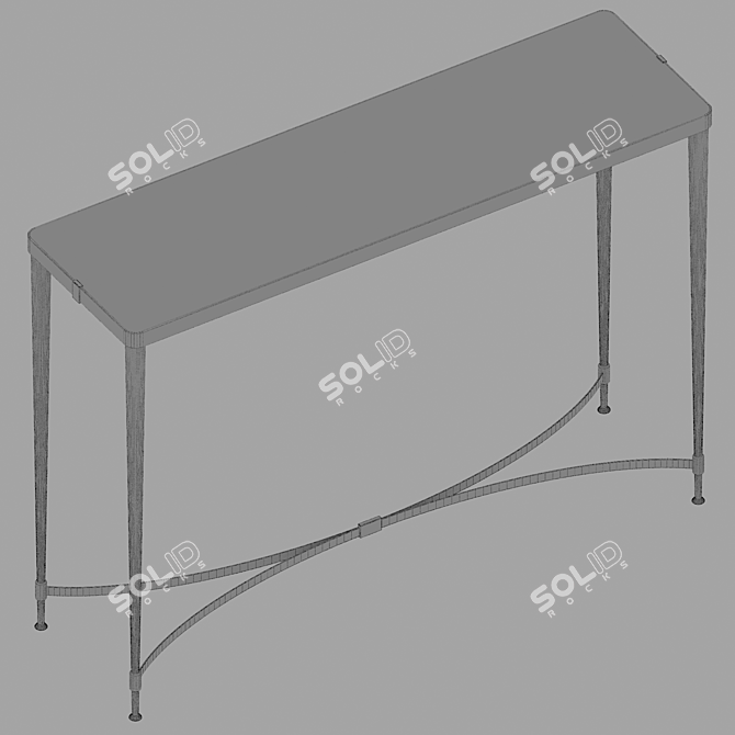 Ferrando Console by Galimberti Nino 3D model image 3