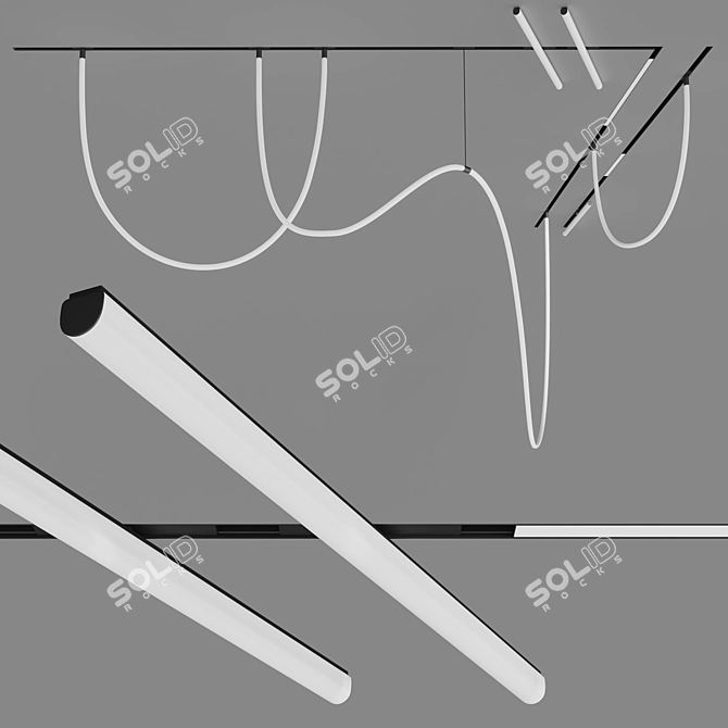 Centersvet Neon Lighting System 3D model image 1
